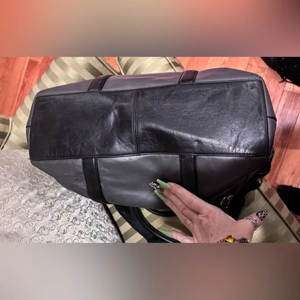 Coach Metropolitan Business Bag Briefcase‎ Pebbled Leather
